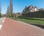Deel Polhaarweg, nagenoeg kolkloos aangelegd